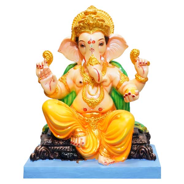 Muktidaya 24 Inch Shadu Ganpati (Free Pooja Box) - Deep Ganesh Arts ...